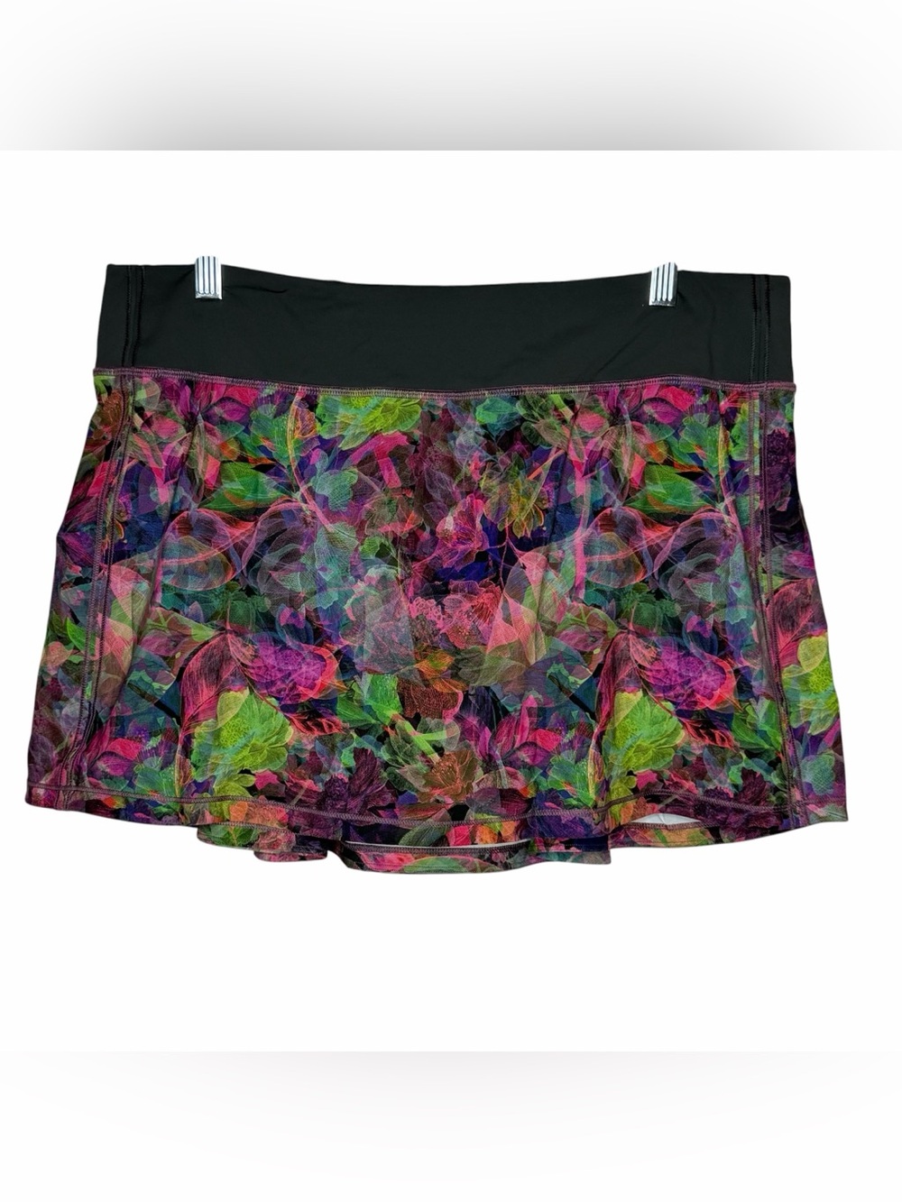 Lululemon Pace Rival Mid-Rise Skirt Long Vivid Floral Tone Multi Women’s 12